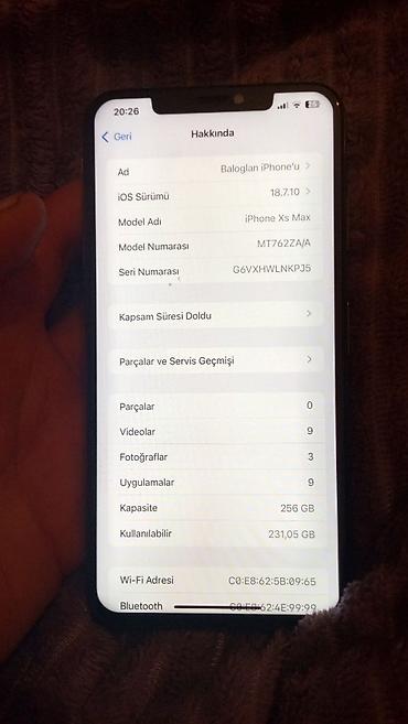 Mobil telefon və aksesuarlar: IPhone Xs Max, 256 GB, Gümüşü, Face ID, Simsiz şarj — 4