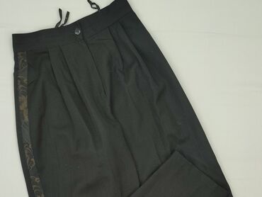 c a marynarka damska: Cartoon, Material trousers for women, size S (EU 36)