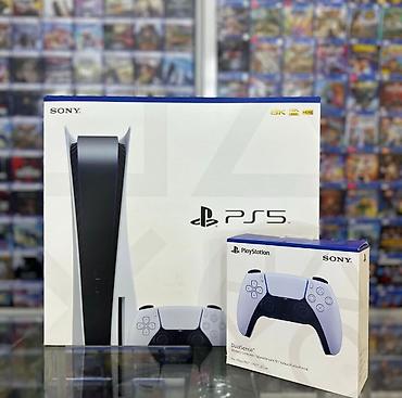 playstation tv: Sony PlayStation 5 konsolu + DualSense gamepad - Rəsmi PS5 qutusu — 1