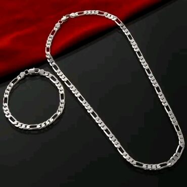 ogrlica leto: Set: Bracelet, Necklace, Material: Silver