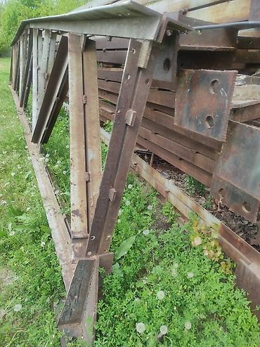 Другие виды металлопроката: Металлическик фермы 10 единиц., ширина 12 метров. высота 1.9м — 4