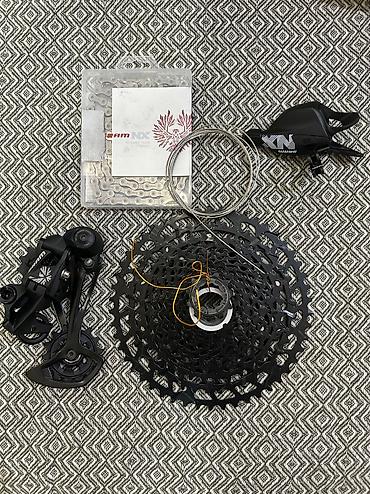 цепи для: SRAM NX Eagle 12s — Полный комплект (кассета, цепь, шифтер — 1