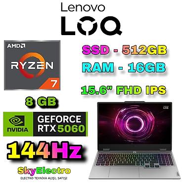 rog ally x: Yeni Lenovo LOQ, 15.6 ", AMD Ryzen 9, 512 GB, Ünvandan götürmə, Ödənişli çatdırılma, Rayonlara çatdırılma — 1