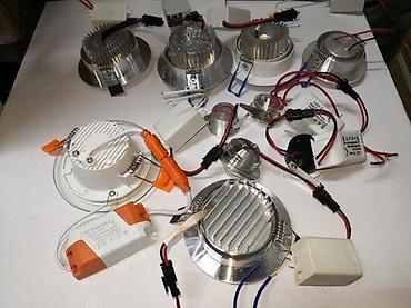 rustik lusteri: Rozetna sa LED sijalicom integrisanom 3200k 4200k 6500k. 3200k toplo — 4