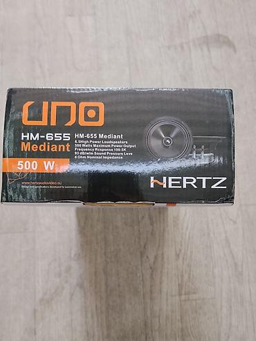 165 герц: Акустические динамики для авто Hertz UNO HM‑655 Mediant. - Тип — 1