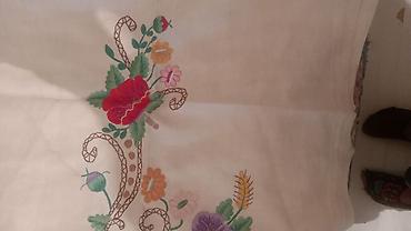 Süfrələr: İşlənmiş rəng - Mavi Vilyur Süfrə, Pulsuz çatdırılma — 4