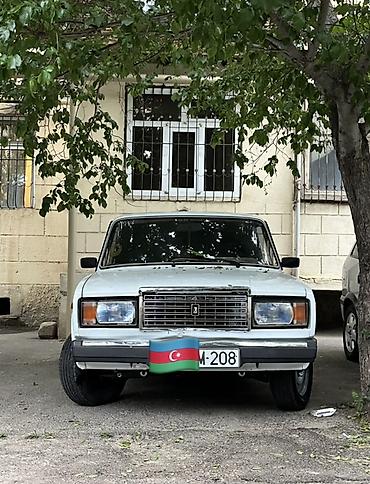 VAZ (LADA): VAZ 2107 “Lada” sedan - Kuzov: klassik 4 qapılı sedan, ağ rəng — 1