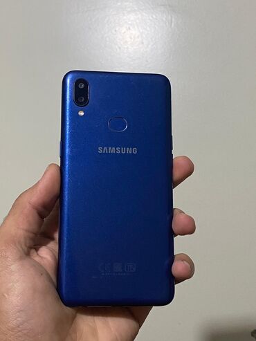 Samsung: Samsung Galaxy A10s, 32 GB, rəng - Göy, Barmaq izi, İki sim kartlı, Face ID