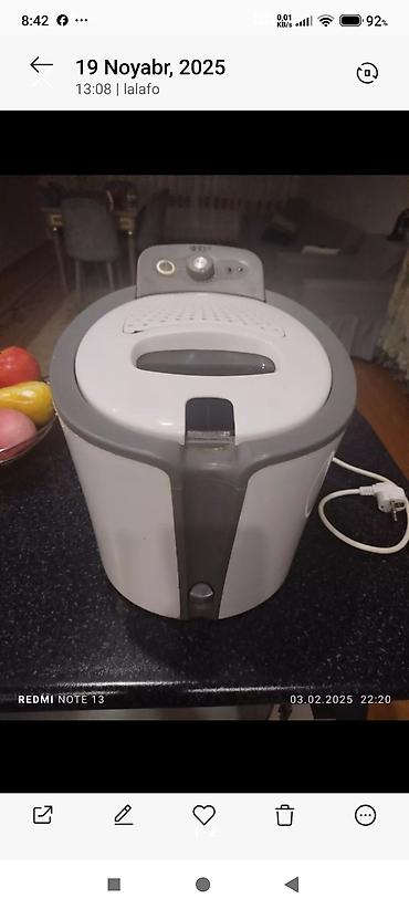 sinbo mixer: Mətbəx üçün elektrik fritözü - Növ: Yağda qızartma üçün elektrik — 1