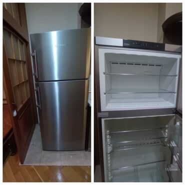 soyuducu tecili: Холодильник Двухкамерный, цвет - Серый