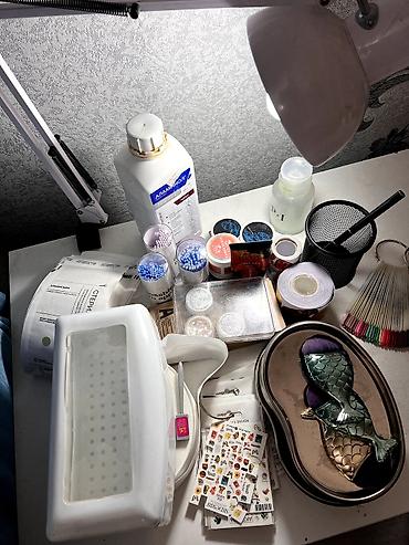 Инструменты и тележки для инструментов: Большой набор для маникюра и дизайна ногтей (кабинетная работа) — 12