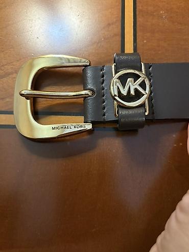 Ремни и пояса: Michael Kors dəri kəmər - Brend: Michael Kors (tokada və metal — 2