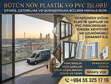 ic dizayn ev: ​🛠️ YÜKSƏK KEYFİYYƏTLİ PLASTİK VƏ PVC QAPI VƏ PƏNCƏRƏLƏR ​Eviniz və — 1