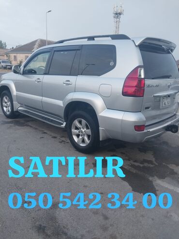 sürətlər qutusu: Toyota Land Cruiser Prado, gümüşü rəng, 5 qapılı SUV. Xüsusiyyətlər