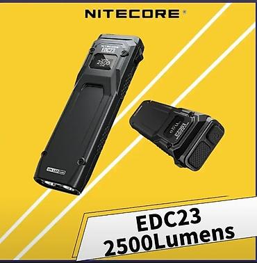 🔦 Nitecore EDC23 SABER — Ультратонкий тактический фонарь мощностью