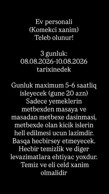 8 mart şəkilləri çəkmək: Gunluk xadime xanim — 1