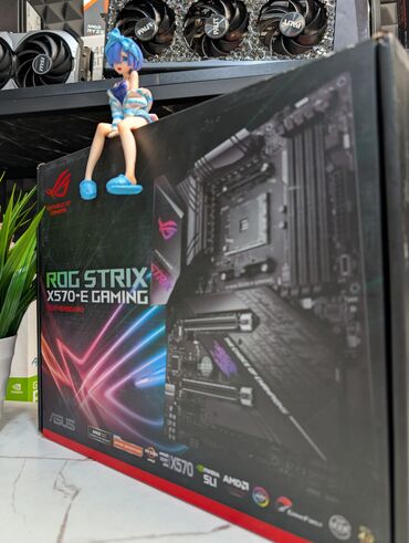 lga775 плата ecs x48t black series: Материнская плата, Б/у, Asus, AM4, Для ПК