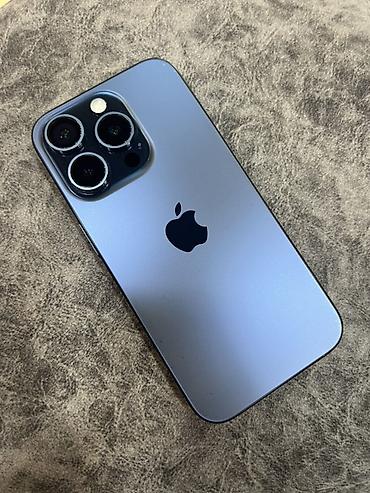 apple notebook: IPhone 15 Pro, 256 GB, Blue Titanium, Face ID — 2