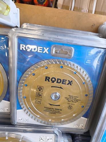 lezva disk: RODEX almaz disk – tikinti materiallarının kəsilməsi üçün. - Brend — 1