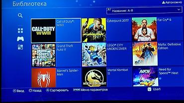 телевизор на компьютер: Sony PlayStation 4 FAT (толстая версия, CUH-1216B) с двумя — 6