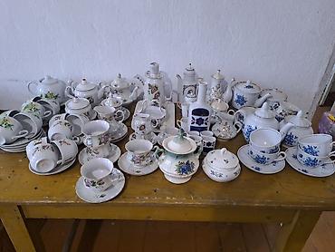 Чайники: Фарфоровые чайные сервизы и заварочные чайники с ручной росписью — 11