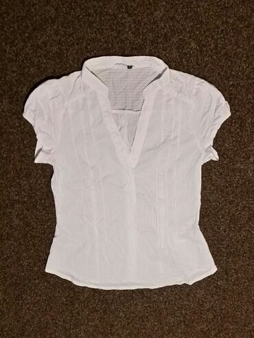 tunike online: H&M, M (EU 38), Cotton, Single-colored, color - White
