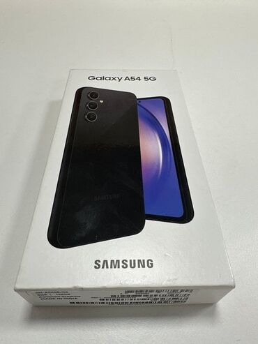 samsung а54: Samsung Galaxy A54 5G, Б/у, 256 ГБ, цвет - Черный, 2 SIM