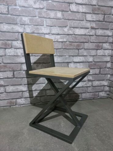 стул из металла: Стулья Офисные, Для кухни, Барные, Без обивки, Новый