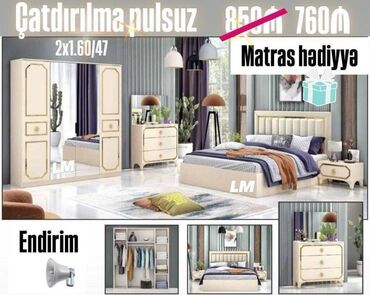 taxt dosekleri: Yataq otagi dəsti Sifarişlə və yeni Qiymət : 780₼ Dəstə