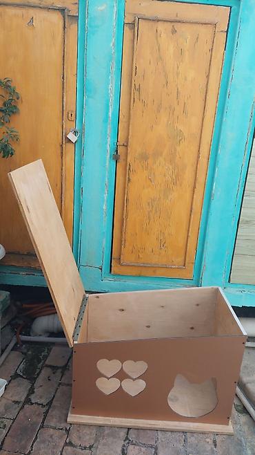 pişik yuvası: Pişik ailəsi evi. Ön hissə alkopan qalan hissələri dikt Ölçülər: U - — 3