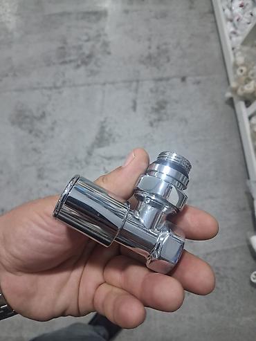 Xrom örtüklü radiator/santexnika bucaq kranı (körpü-klapan) -