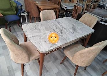 ucuz divanar: Mətbəx üçün, Yeni, Açılan, Dördbucaq masa, 4 stul — 1