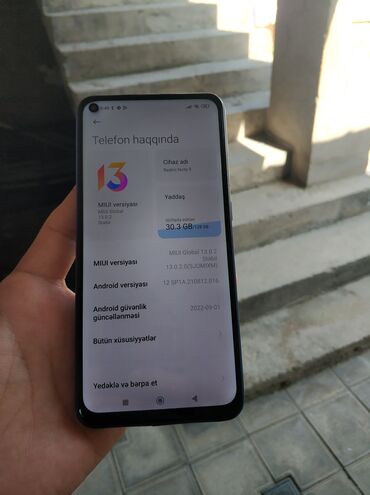 Redmi: Redmi Note 9 Pro Max, 128 GB, rəng - Mavi, Barmaq izi, İki sim kartlı