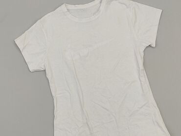 białe t shirty damskie z aplikacją: T-shirt, M, stan - Dobry