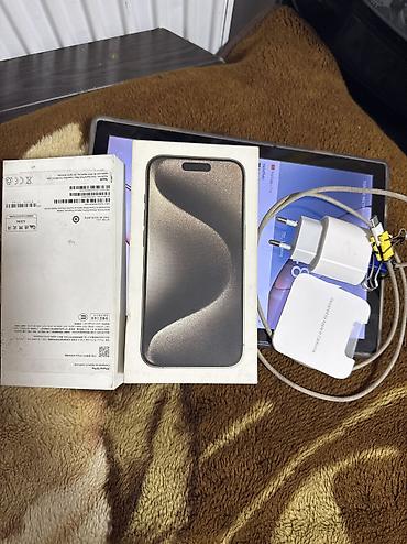 z fold 3: IPhone 15 Pro, 256 GB, White Titanium, Face ID — 2