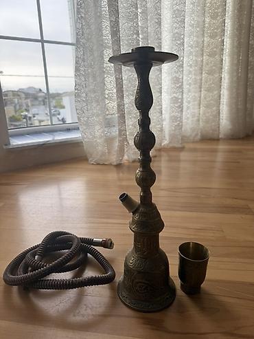 qızıl eşyaları: Mis Qalaydan Nərgilə Dəsti – Əl İşləməli, Oyma Naxışlı - Material — 2