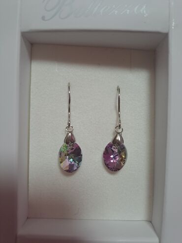 minđuše od hirurškog čelika: Earrings set, Just Cavalli, Material: Cubic zirconia