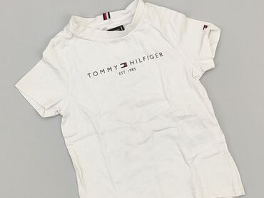 koszulka z usztywnianymi miseczkami: Koszulka, Tommy Hilfiger, 3-4 lat, 98-104 cm, stan - Dobry