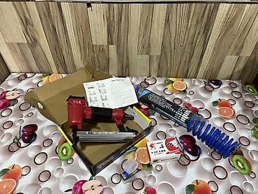 mis tavalar: TOK F-30K pnevmatik brad mixək tapançası + spiral hava şlanqı dəsti — 2