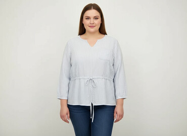 bluzki w serek plus size: Жіноча блуза, розмір 6XL