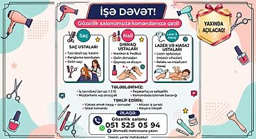professional santexnik ustasi: RAZILAŞMA YOLU İLƏ İşə dəvət – Gözəllik salonuna komanda yoldaşları — 1
