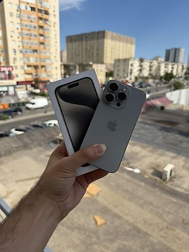 Apple iPhone: IPhone 15 Pro, Natural Titanium, Face ID -da lalafo.az — 12 Apple iPhone: IPhone 15 Pro, Natural Titanium, Face ID — 12