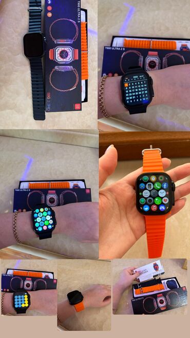 shshd saat: Yeni, Smart saat, Sensor ekran, rəng - Qara