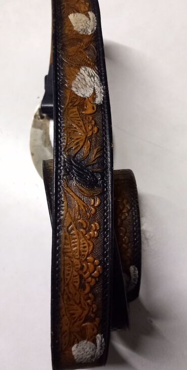 Ремни и пояса: Ремень, Другой бренд, Материал: Натуральная кожа, Мужские, Б/у — 12