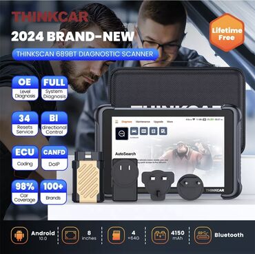 Alati za automobile: Thinkcar ThinkScan 689BT OBD2 Dijagnostički skener Puni sistem 34 — 16