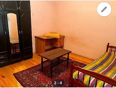ev alqı satqısı və kirayəsi: Kirayə verilən 1 otaqlı həyət ev oğlanlar üçündür (mətbəx və sanitar — 2