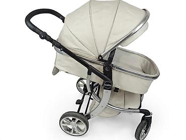 kidilo: Uşaq arabası Kidilo 2in1 bej rəng - təmiz, səliqəli Kidilo markalı — 4
