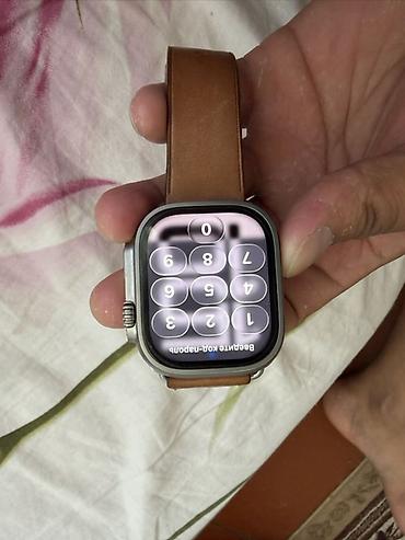 эпл вотч ультра 1: Смарт‑часы в стиле Apple Watch Ultra с кожаным ремешком. Особенности — 1