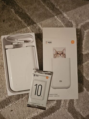 студийный микрофон: Портативный фотопринтер Xiaomi (Mi/Mijia) с технологией термопечати