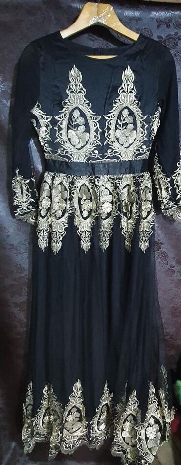 кыргызский платья: Вечернее платье, Длинная модель